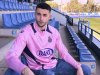 Espanyol goalkeeper Joan Garcia speaks during an interview with The Associated Press in Barcelona, Spain, Thursday, April 24, 2025. (AP Photo/Joseph Wilson)