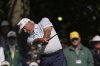 Fred Couples hits his tee shot on the seventh hole during the first round at the Masters golf tournament, Thursday, April 10, 2025, in Augusta, Ga. (AP Photo/Matt Slocum)