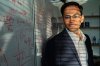 Astrophysicist Nikku Madhusudhan poses for a photo at the Institute of Astronomy at the University of Cambridge, England, April 2025. (Atlantic Studios via AP)