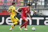 AC Monza's Tomás Palacios, right, and Atalanta's Charles De Ketelaere in action during the Serie A soccer match between Monza and Atalanta at the U-Power Stadium in Monza, Italy, Sunday May 4, 2025. (Studio Buzzi/LaPresse via AP)