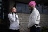 NDP Leader Jagmeet Singh speaks during a campaign stop in Edmonton on Wednesday, April 23, 2025. THE CANADIAN PRESS/Darryl Dyck