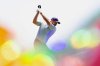 Captain Bryson DeChambeau, of Crushers GC, hits on the driving range during the second round of LIV Golf Mexico City at Club de Golf Chapultepec, Saturday, April 26, 2025, in Naucalpan, Mexico. (Chris Trotman/LIV Golf via AP)