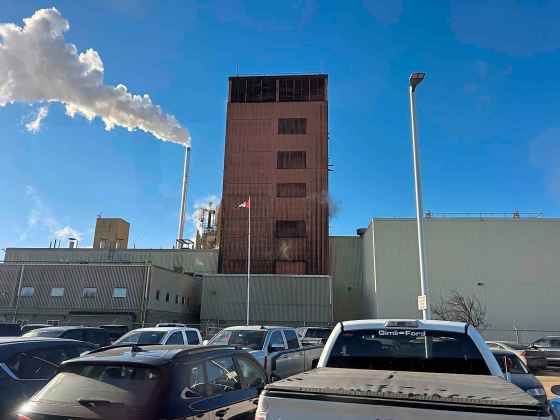 The Crown Royal distillery near Gimli. (Ben Sigurdson / Free Press)