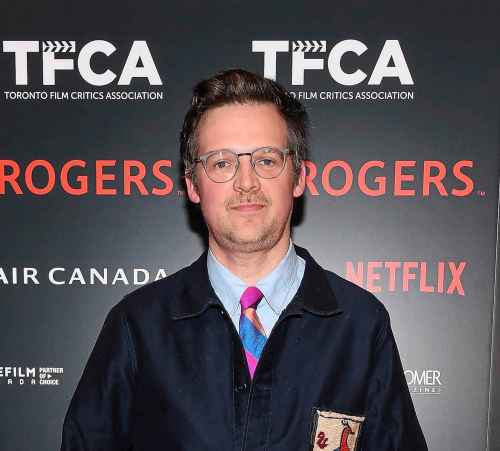 Matthew Rankin poses on the red carpet at the 28th Annual TFCA Awards in Toronto in a Monday, Feb. 24. 2025, handout photo. THE CANADIAN PRESS/HO-George Pimentel, *MANDATORY CREDIT*