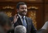 Parti Québécois Leader Paul St-Pierre Plamondon questions the government at the legislature in Quebec City, April 23. THE CANADIAN PRESS/Jacques Boissinot