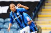 FILE - Rochdale's Joe Thompson celebrates after scoring during a League Two match, in Rochdale, England, March 3, 2010. (PA via AP, File)