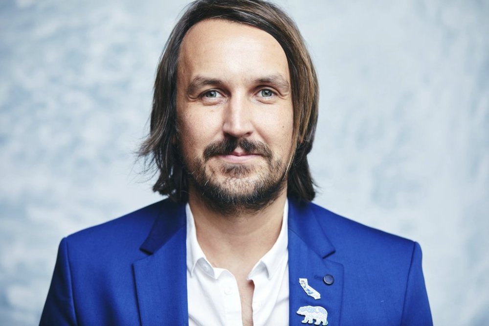Tim Myers, former OneRepublic bassist, poses for a portrait on Sept. 21, 2021. (Anna Azarov via AP)