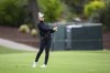 Nelly Korda watches her shot from the 12th fairway during the first round of the LPGA's JM Eagle LA Championship golf tournament at El Caballero Country Club Thursday, April 17, 2025, in Los Angeles. (AP Photo/William Liang)