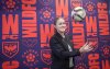 The Calgary Wild women's pro soccer team announced Lydia Bedford to be its first head coach in Calgary, Friday, Jan. 3, 2025. THE CANADIAN PRESS/Jeff McIntosh