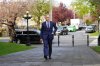 Prime Minister Mark Carney arrives at the Legislative Assembly of British Columbia in Victoria, Monday, April 7, 2025. THE CANADIAN PRESS/Sean Kilpatrick
