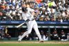 Detroit Tigers' Spencer Torkelson hits a three-run home run off Kansas City Royals starting pitcher Seth Lugo during the fifth inning of a baseball game, Saturday, April 19, 2025, in Detroit. (AP Photo/Jose Juarez)