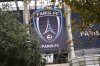 FILE - The Paris FC soccer club banner is seen outside the Charlety stadium in Paris, France, Thursday, Oct.17, 2024. (AP Photo/Thibault Camus, File)