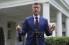 FILE - Transportation Secretary Sean Duffy speaks to the media at the White House, Tuesday, May 6, 2025, in Washington. (AP Photo/Evan Vucci, File)