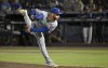 Kansas City Royals pitcher Noah Cameron throws during the sixth inning of a baseball game against the Tampa Bay Rays, Wednesday, April 30, 2025, in Tampa, Fla. (AP Photo/Jason Behnken)