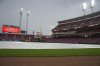 The baseball game between the St. Louis Cardinals and the Cincinnati Reds was postponed, Tuesday, April 29, 2025, in Cincinnati. (AP Photo/Kareem Elgazzar)