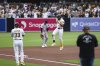San Diego Padres' Fernando Tatis Jr. runs the bases after hitting a solo home run against the Colorado Rockies in the first inning of a baseball game Saturday, April 12, 2025, in San Diego. (AP Photo/Derrick Tuskan)