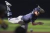 Tampa Bay Rays starting pitcher Ryan Pepiot works against a San Diego Padres batter during the first inning of a baseball game Saturday, April 26, 2025, in San Diego. (AP Photo/Gregory Bull)