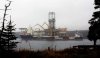The Stena Drillmax is shown at anchor in the harbour at Bay Bulls, N.L., on May 15, 2024. THE CANADIAN PRESS/Paul Daly