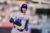 Chicago Cubs' Pete Crow-Armstrong rounds third after hitting a solo home run during the third inning of a baseball game against the Los Angeles Dodgers, Sunday, April 13, 2025, in Los Angeles. (AP Photo/Mark J. Terrill)
