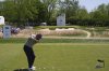 Andrew Novak hits on the 14th hole during the final round of the Truist Championship golf tournament at the Philadelphia Cricket Club, Sunday, May 11, 2025, in Flourtown. (AP Photo/Matt Rourke)