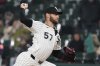 Chicago White Sox pitcher Adrian Houser throws the ball against the Seattle Mariners during the first inning of a baseball game Tuesday, May 20, 2025, in Chicago. (AP Photo/David Banks)