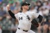 Chicago White Sox starting pitcher Shane Smith (64) throws against the Detroit Tigers during the first inning of a baseball game Tuesday, June 3, 2025, in Chicago. (AP Photo/Erin Hooley)