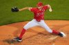 Los Angeles Angels starting pitcher Tyler Anderson delivers during the fifth inning of a baseball game against the Boston Red Sox, Monday, June 2, 2025, in Boston. (AP Photo/Robert F. Bukaty)