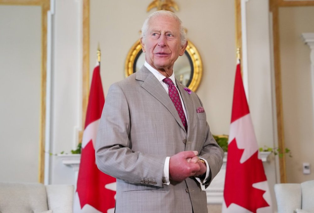 King Charles waits for a meeting at Rideau Hall in Ottawa on Monday, May 26, 2025. King Charles will deliver the throne speech Tuesday, May 27. THE CANADIAN PRESS/Sean Kilpatrick