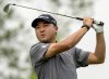 Richard T. Lee of Canada watches his tee shot on hole #7 in the second round of the Canadian Open golf in Caledon, Ont., Friday, June 6, 2025. THE CANADIAN PRESS/Frank Gunn