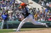 FILE - Detroit Tigers pitcher Jason Foley throws against the Toronto Blue Jays in the fourth inning of a spring training baseball game, March 3, 2025, in Lakeland, Fla. (AP Photo/John Raoux, File)