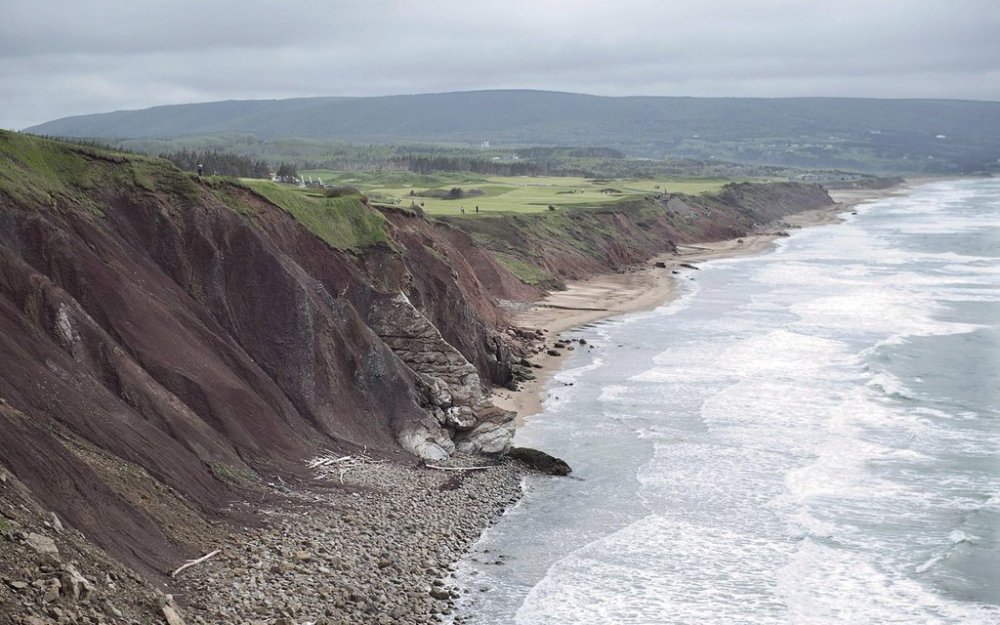 Cabot Cliffs golf course on Cape Breton Island is seen in Inverness, N.S. on June 1, 2016. THE CANADIAN PRESS/Andrew Vaughan