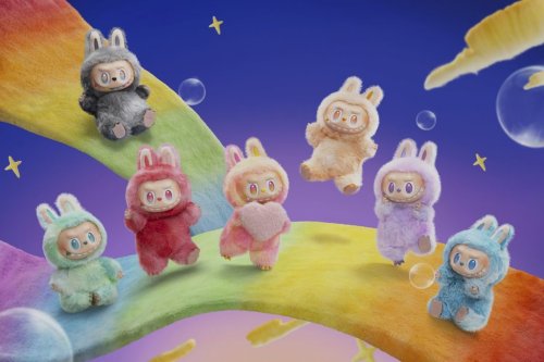 This image provided by Pop Mart, shows Labubu, the plush toy from China’s Pop Mart. (Pop Mart via AP)