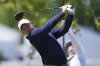 Rory McIlroy, of Northern Ireland, hits on the first hole during the third round of the Truist Championship golf tournament at the Philadelphia Cricket Club, Saturday, May 10, 2025, in Flourtown. (AP Photo/Matt Rourke)