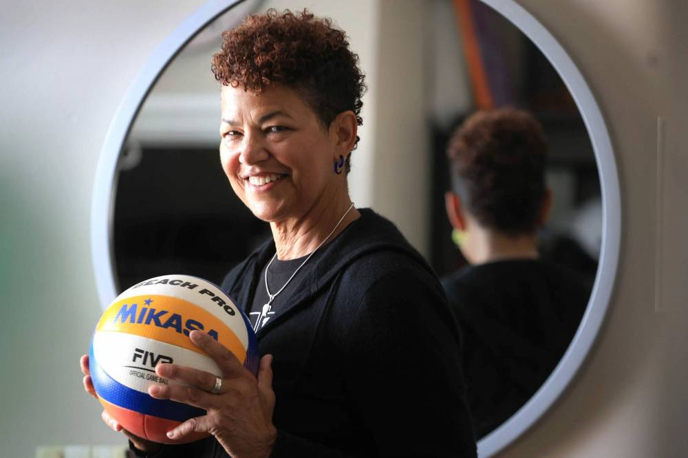 RUTH BONNEVILLE / FREE PRESS
Wanda Guenette represented Canada at four Pan American Games, including the bronze-medal winning team in 1995, two World Cups, five NORCECA Championships and at the 1996 Olympics in Atlanta.