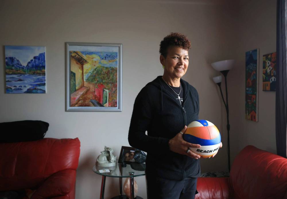 RUTH BONNEVILLE / FREE PRESS
Wanda Guenette represented Canada at four Pan American Games, including the bronze-medal winning team in 1995, two World Cups, five NORCECA Championships and at the 1996 Olympics in Atlanta.