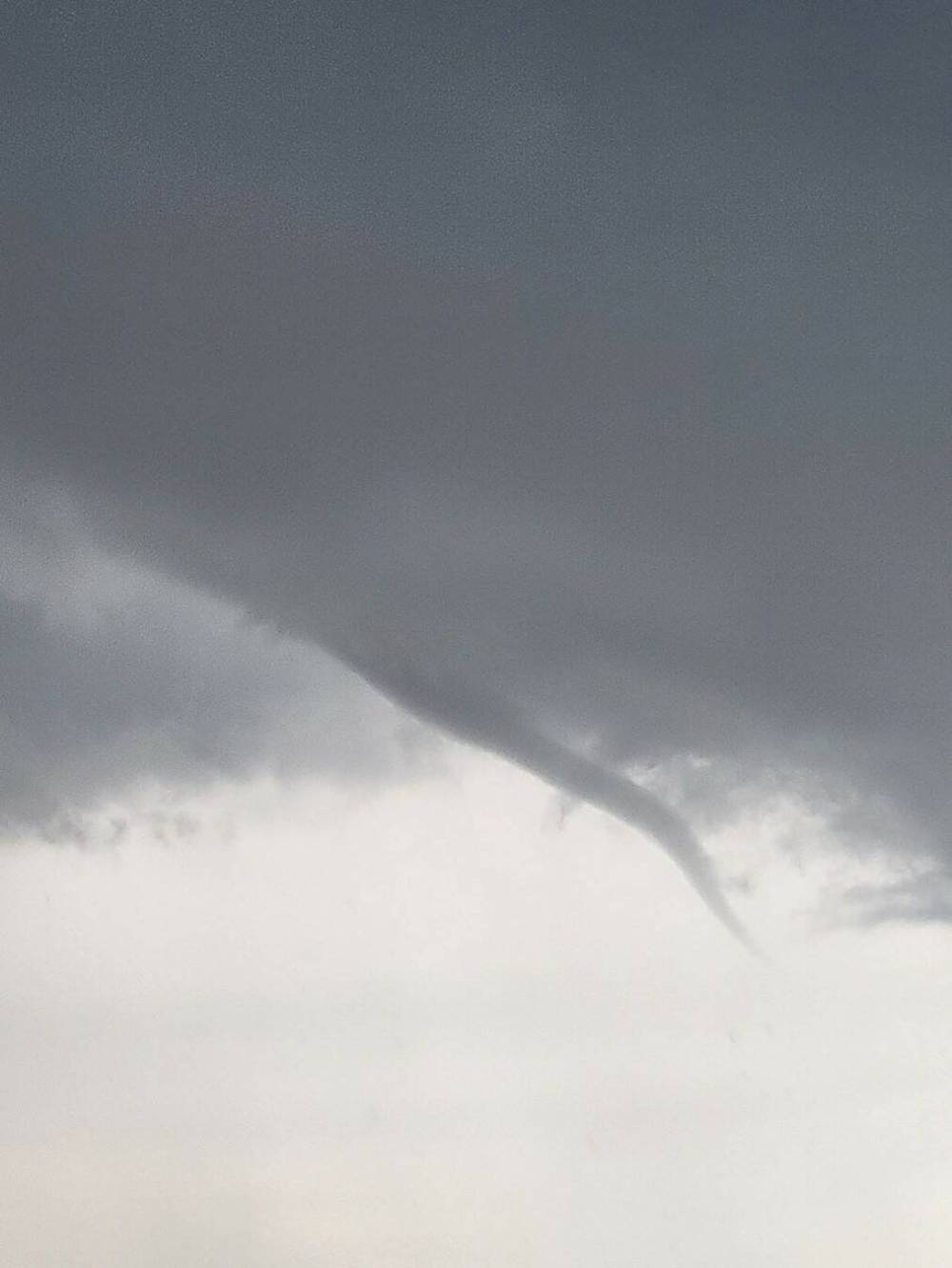 LORISSA SPENCE PHOTO
The tornado touched down outside Tourond just after 5 p.m. Wednesday.