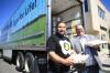 Ruth Bonneville / free press
                                Manitoba Egg Farmers will double monthly egg donations to Harvest Manitoba amid what Harvest president & CEO Vince Barletta (left) says is record demand for food banks. Egg Farmers vice-chair Don Gaultier (right) says egg farmers are proud to be making a difference.