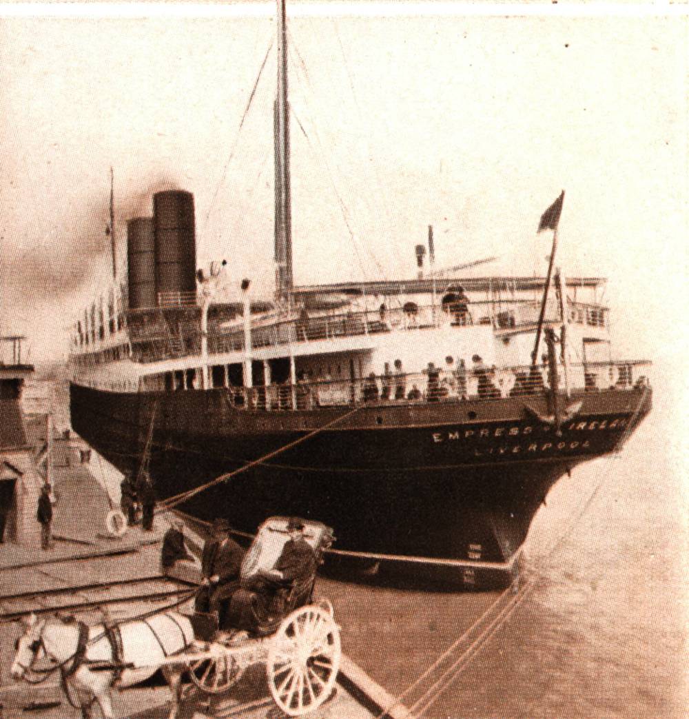 CANADIAN PRESS FILES
The RMS Empress of Ireland, owned by the Canadian Pacific Railway, sank in May 1914 in the St. Lawrence River.
