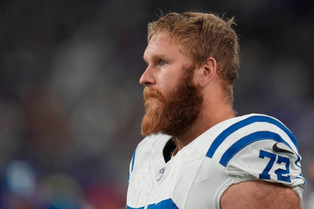ABBIE PARR / THE ASSOCIATED PRESS FILES
Indianapolis Colts offensive tackle Braden Smith discussed his struggles with religious scrupulosity in an interview with the Indianapolis Star.