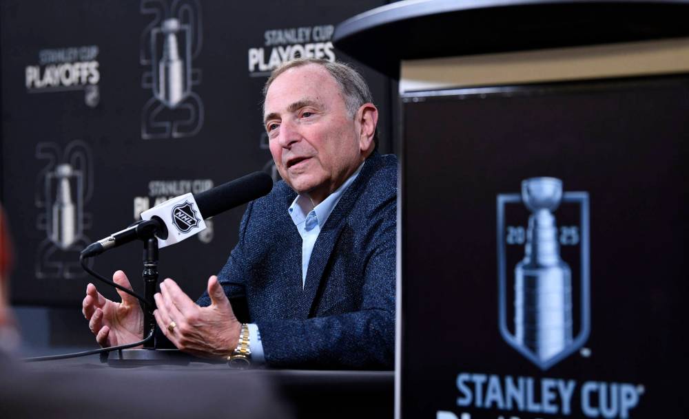Fred Greenslade / THE CANADIAN PRESS
Gary Bettman: I don’t think tickets are an issue.