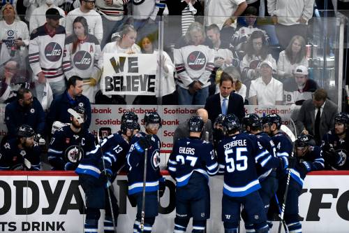 Fred Greenslade / THE CANADIAN PRESS
                                The Winnipeg Jets emphasized a game-by-game mentality Thursday after dropping Game 1 of their second-round series against the Dallas Stars at home on Wednesday.