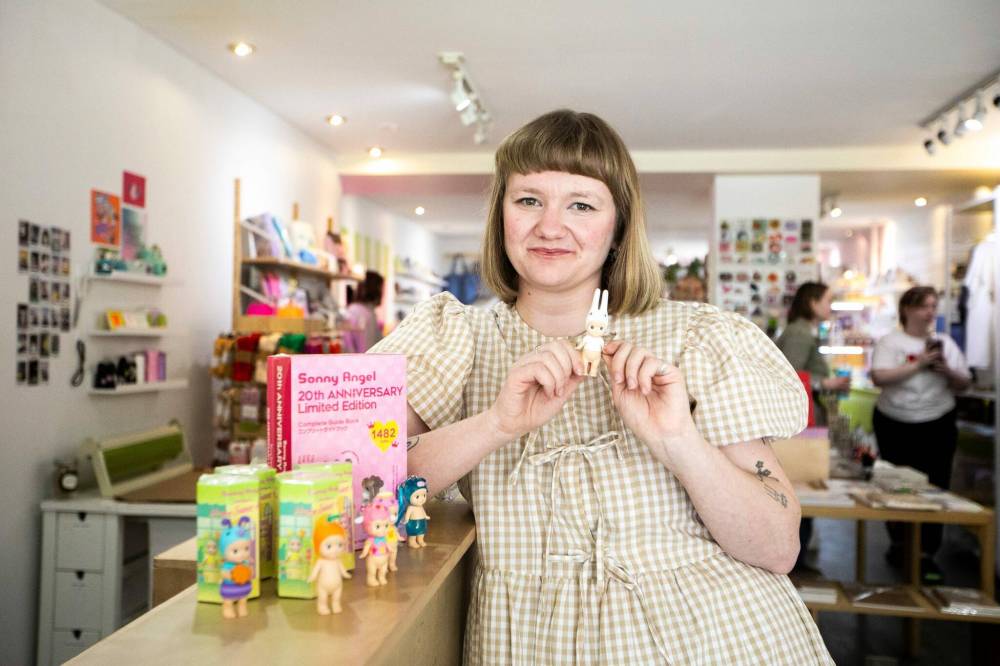 MIKAELA MACKENZIE / FREE PRESS
Riley Grae co-owner Lauren Wittmann has a personal collection of Sonny Angels