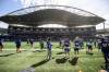 MIKE SUDOMA / FREE PRESS
                                Winnipeg Blue Bombers take the field for Bombers training camp Sunday morning at Princess Auto Stadium.