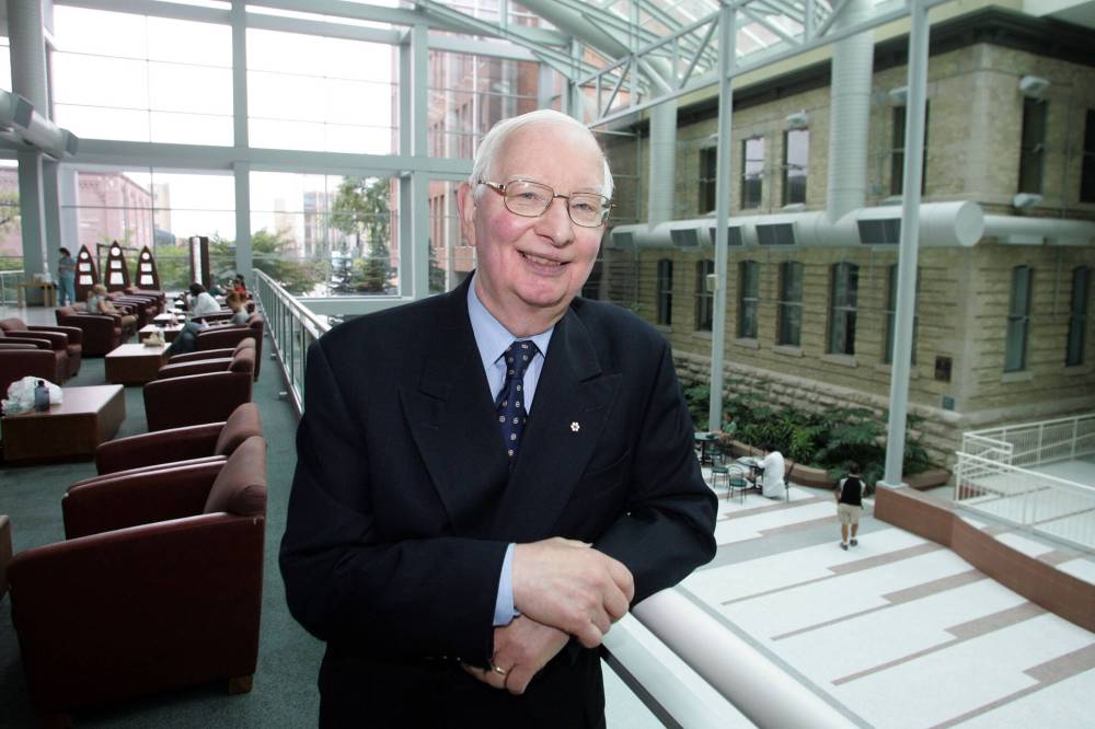 KEN GIGLIOTTI / FREE PRESS files
Dr. Henry Friesen at the University of Manitoba, where he worked for 18 years, had a long, satisfying career in Canadian health research and advocacy.