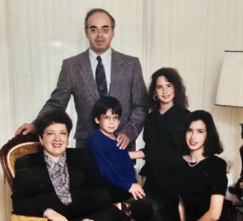 SUPPLIED
The Goldberg family at their home on Ramsgate Bay in 1992.