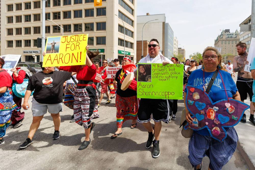 MIKE DEAL / FREE PRESS
Some advocates are calling for an annual day of recognition for the families of missing and murdered Indigenous men and boys.