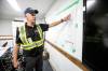 MIKAELA MACKENZIE / FREE PRESS
                                Emergency coordinator John Fleming at the command centre, where all of the emergency response coordination is taking place, in Lac du Bonnet on Friday, May 16, 2025. For Scott Billeck story. Winnipeg Free Press 2025