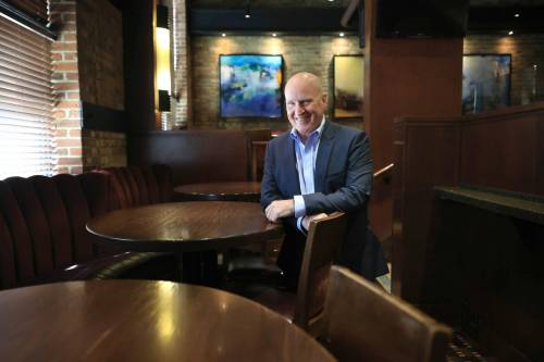 Ruth Bonneville / Free Press
                                Scott Stephen, director of ops for local Kegs, says while the Garry Street location is part of a chain, it’s always had its own distinctive character.
                                Ruth Bonneville / Free Press INTERSECTION - The Keg Photo of Scott Stephen, irector of operations for the Winnipeg Kegs, in the front lounge area of the Garry Street Keg. What: This is for an Intersection piece on the 50th anniversary of the Garry Street Keg. The downtown restaurant opened in June 1975 in a former Hudson’s Bay Livery stable; Gord Howard, who owns the three Winnipeg Kegs, started working there a year later and has been with the company ever since. Scott Stephen, who worked as a server is the director of operations for the Winnipeg Kegs. See story by Dave. May 21st, 2025