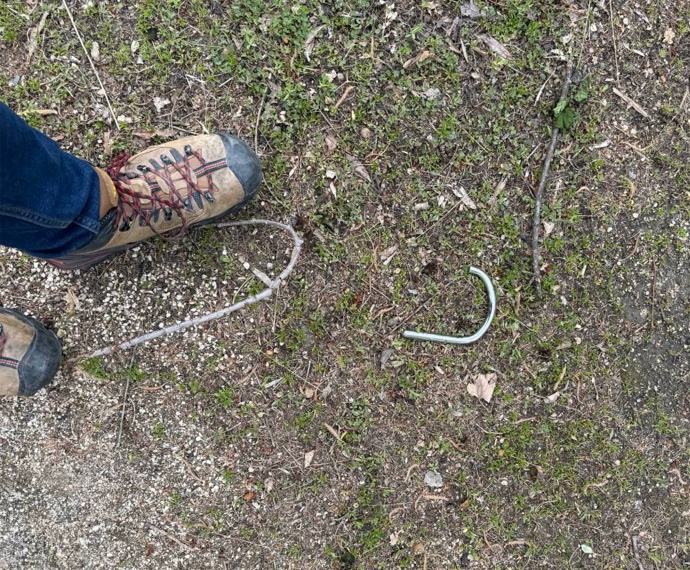 BRENT PRUSAK PHOTO
“Yesterday, we went to grab it and it was gone and the locks were laying on the ground,” volunteer Brent Prusak said Wednesday.