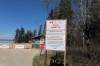 (Connor McDowell/Brandon Sun)
                                A watercraft inspection station is empty in May ahead of the summer season at Clear Lake.